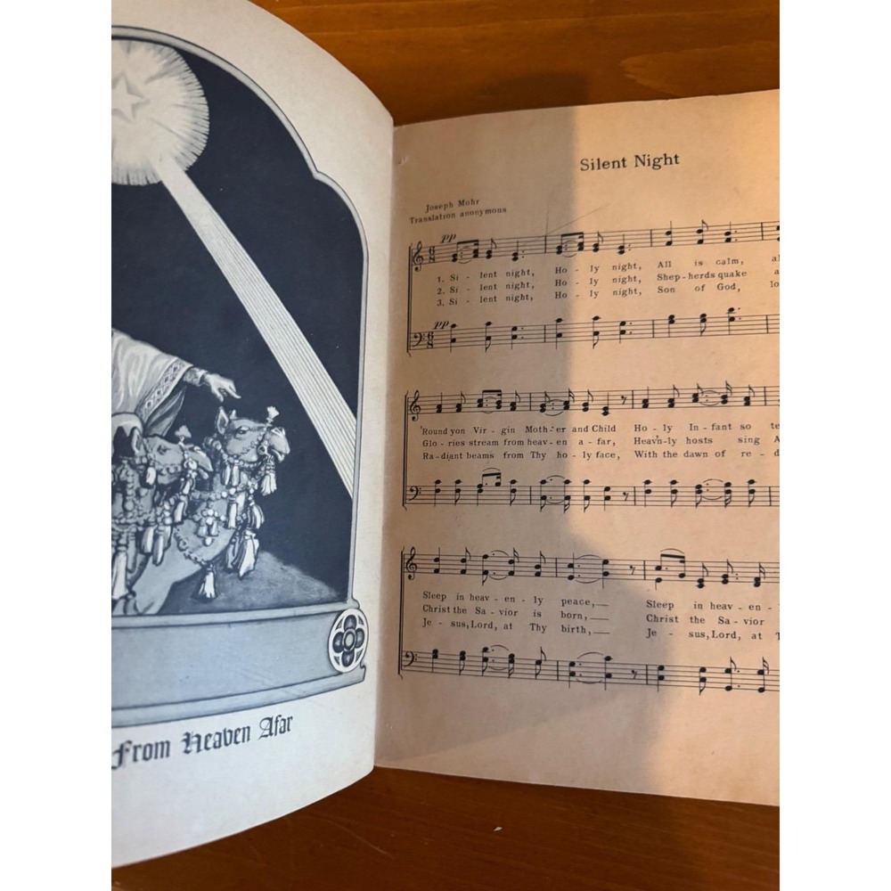 Vintage‎ Christmas Carols Book Children Songs Karl Schulte FD Lohman - Picture 5 of 9
